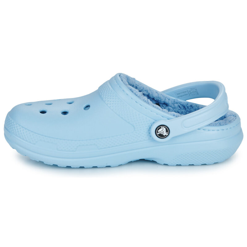 Crocs Classic Lined Clog Bleu Sabots Femme - 4