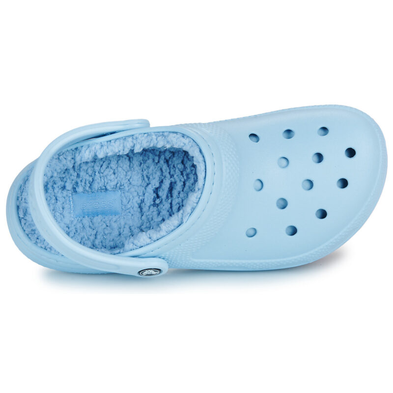 Crocs Classic Lined Clog Bleu Sabots Femme - 6