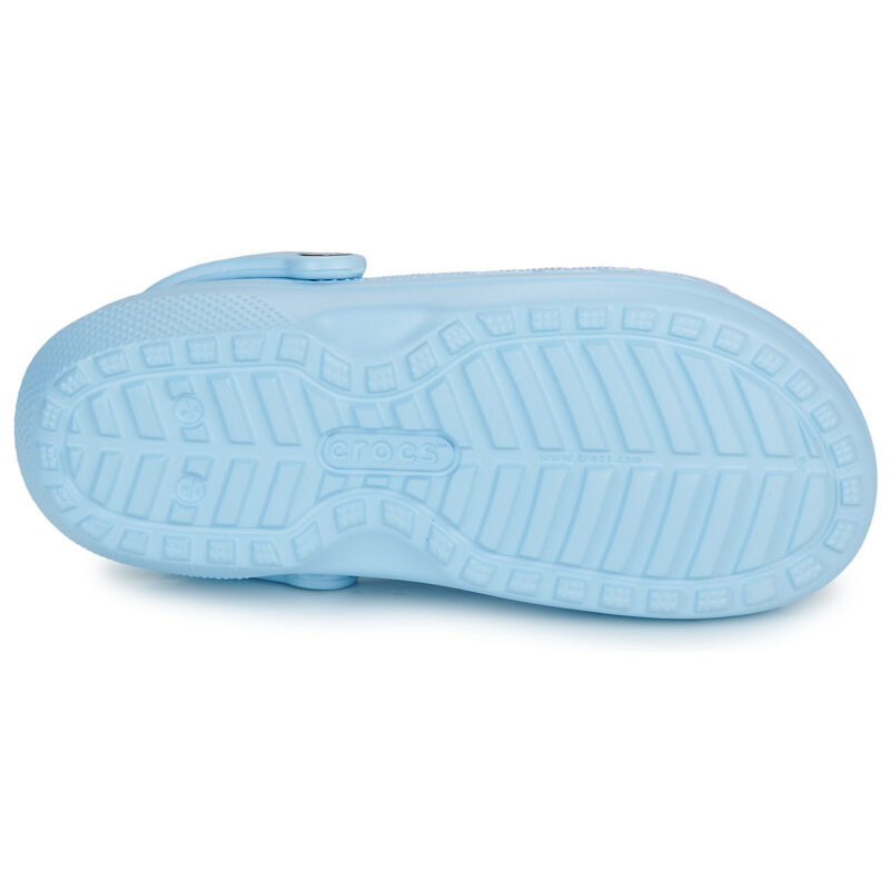Crocs Classic Lined Clog Bleu Sabots Femme - 7