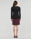 T-shirts a maniche lunghe Guess LS SN GUESS SCRIPT TEE Nero T-shirts a maniche lunghe Donna - 4