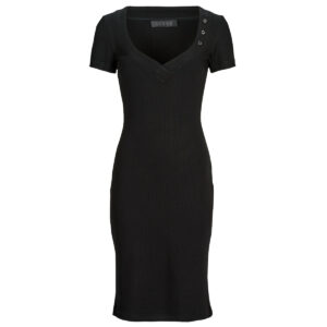 Abito   Guess  SS LEILA DRESS  Nero -   Abiti Lunghi Donna