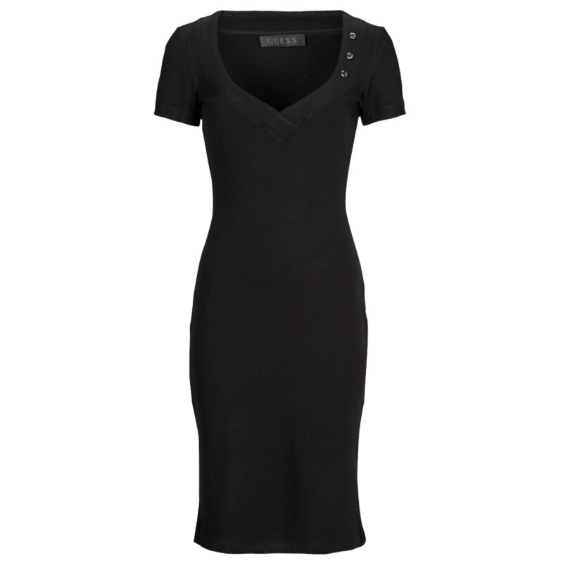 Abito Guess SS LEILA DRESS Nero Abiti Lunghi Donna - 1