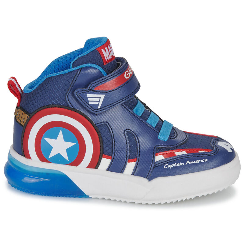 Geox Baskets bleues J GRAYJAY BOY C pour enfant - 2