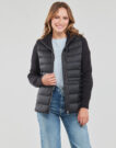 Piumino Tommy Hilfiger KNIT MIX DOWN JACKET Nero Piumini Donna - 2