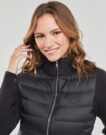 Piumino Tommy Hilfiger KNIT MIX DOWN JACKET Nero Piumini Donna - 5