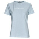 T-shirt Tommy Hilfiger REG FROSTED CORP LOGO C-NK SS Blu T-shirt maniche corte Donna - 1