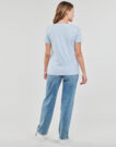 T-shirt Tommy Hilfiger REG FROSTED CORP LOGO C-NK SS Blu T-shirt maniche corte Donna - 4