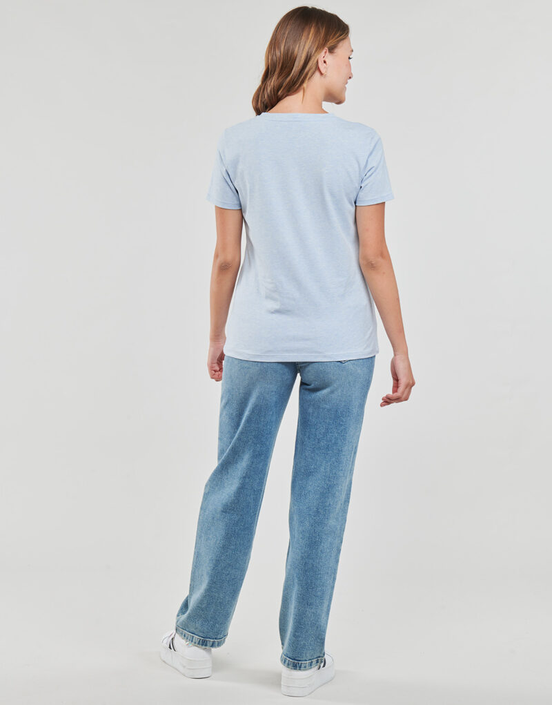 T-shirt Tommy Hilfiger REG FROSTED CORP LOGO C-NK SS Blu T-shirt maniche corte Donna - 4