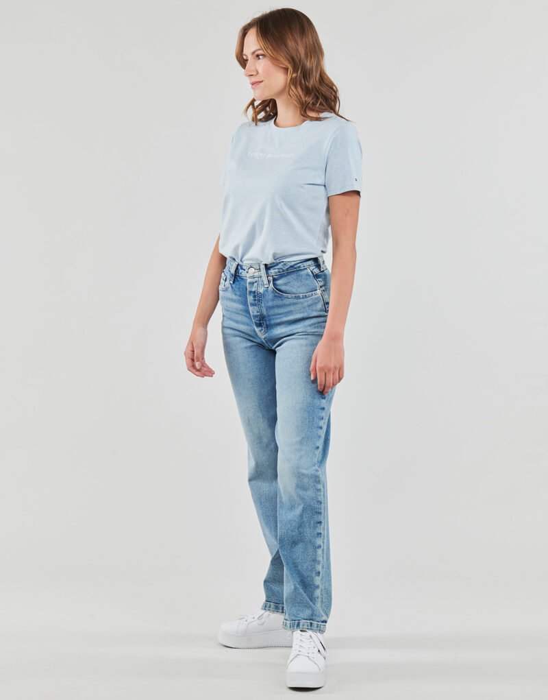 Mom Jeans Tommy Hilfiger RELAXED STRAIGHT HW LIV Blue Mom Jeans Women - 3
