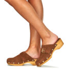 Betty London PAQUITA Marrone - Zoccoli Donna - 8