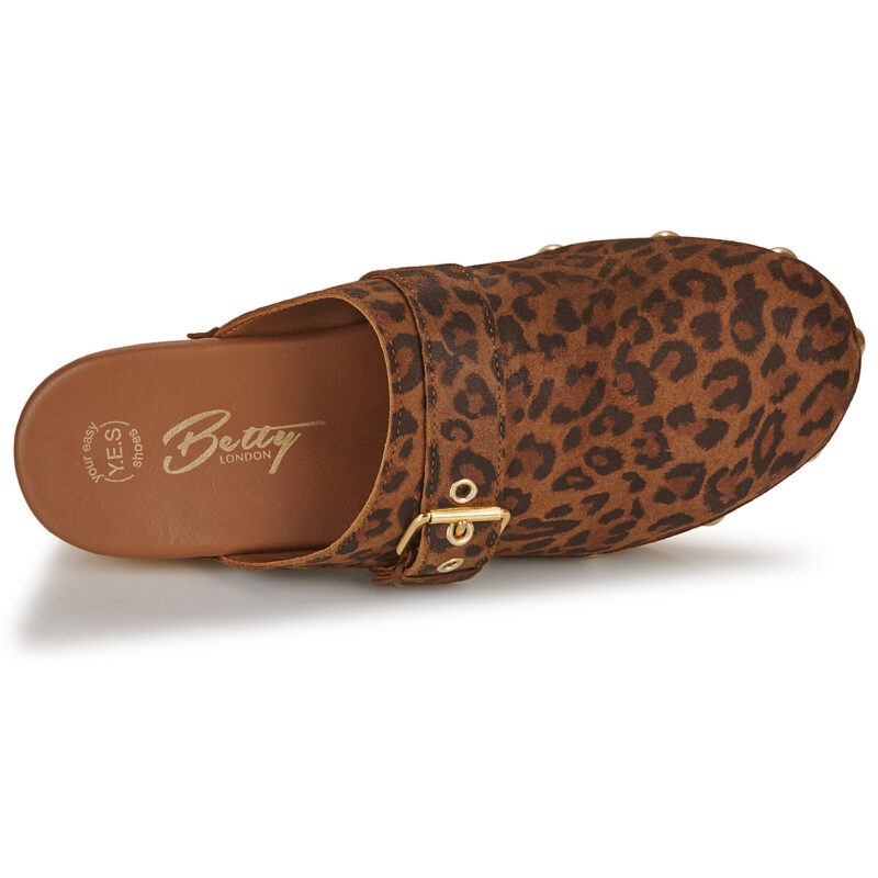 Betty London PAQUITA Marrone - Zoccoli Donna - 6