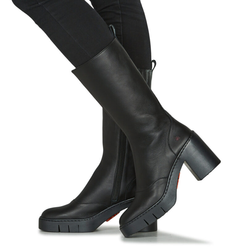 Art BERNA Black - Botas de tac&oacute;n para mujer - 8