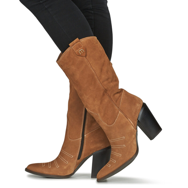Mjus FLORA HIGH Beige - Stivali con tacco Donna - 8