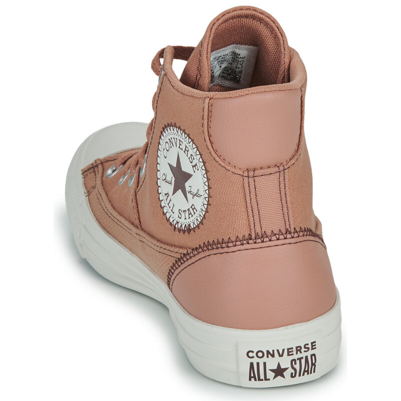 Converse CHUCK TAYLOR ALL STAR PATCHWORK Rosa - Sneakers alte Donna - 5