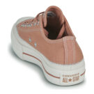 Converse  CHUCK TAYLOR ALL STAR LIFT PLATFORM MIXED MATERIAL  Rosa -  Sneakers basse Donna - 5