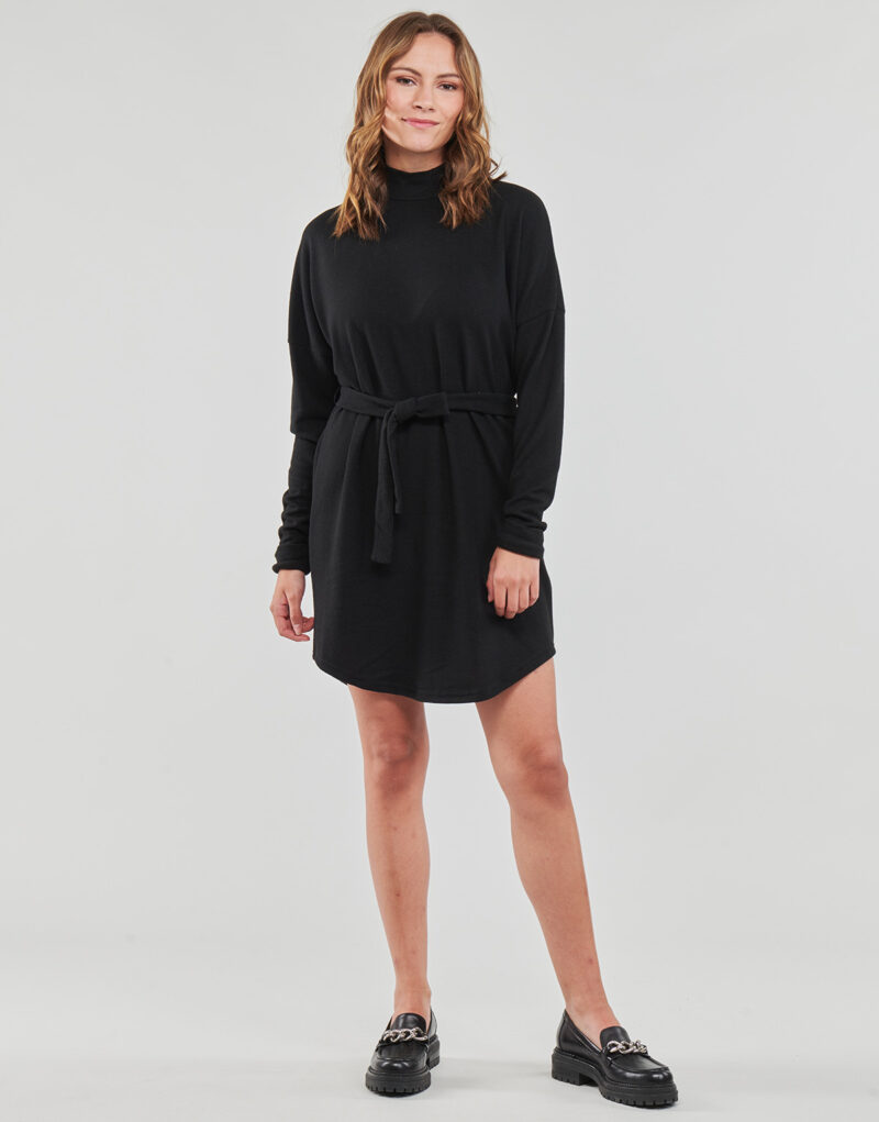 Abito corto Noisy May NMCITY AVA L/S SHORT DRESS NOOS Nero - Abiti corti Donna - 2