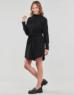 Abito corto Noisy May NMCITY AVA L/S SHORT DRESS NOOS Nero - Abiti corti Donna - 3