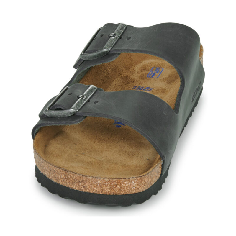 BIRKENSTOCK Arizona Soft Footbed Black Men's Slipper - 3