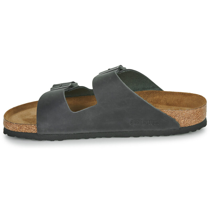 BIRKENSTOCK Arizona Soft Footbed Black Men's Slipper - 4