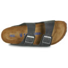 BIRKENSTOCK Arizona Soft Footbed Black Men's Slipper - 6