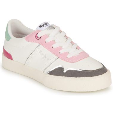 Scarpe bambina ragazza Pepe Jeans KENTON COOL G Bianco. Eleganti e trendy, queste scarpe bianche sono perfette per il tempo libero e le occasioni speciali. Ideali per completare il look delle giovani fashioniste,offrendo comfort e stile. Acquista ora le migliori scarpe per bambine di Pepe Jeans e fai felice la tua piccola!