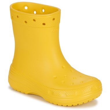 Stivali Crocs Classic Boot K per bambina ragazza, color giallo, ideali per ogni stagione. Design moderno e confortevole, perfetti per attività all'aperto. Scarpe impermeabili e leggere, perfette per la pioggia e la neve. Acquista ora queste stivali Crocs per un look alla moda e pratico!