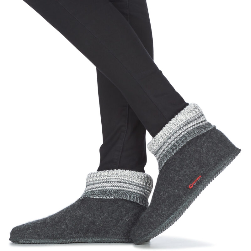 Giesswein BAUMKIRCHEN Grigio - Pantofole Uomo - 8