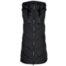 Daunenjacke JDY JDYSKYLAR PADDED HOOD WAISTCOAT OTW Nero Piumini Donna - 1