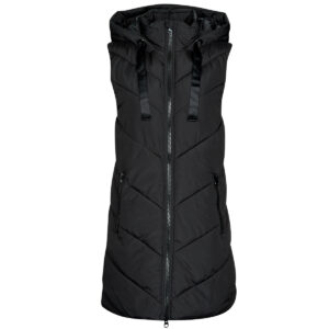 Piumino  JDY  JDYSKYLAR PADDED HOOD WAISTCOAT OTW  Nero -   Piumini Donna