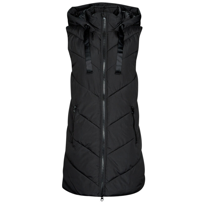 Daunenjacke JDY JDYSKYLAR PADDED HOOD WAISTCOAT OTW Nero Piumini Donna - 1