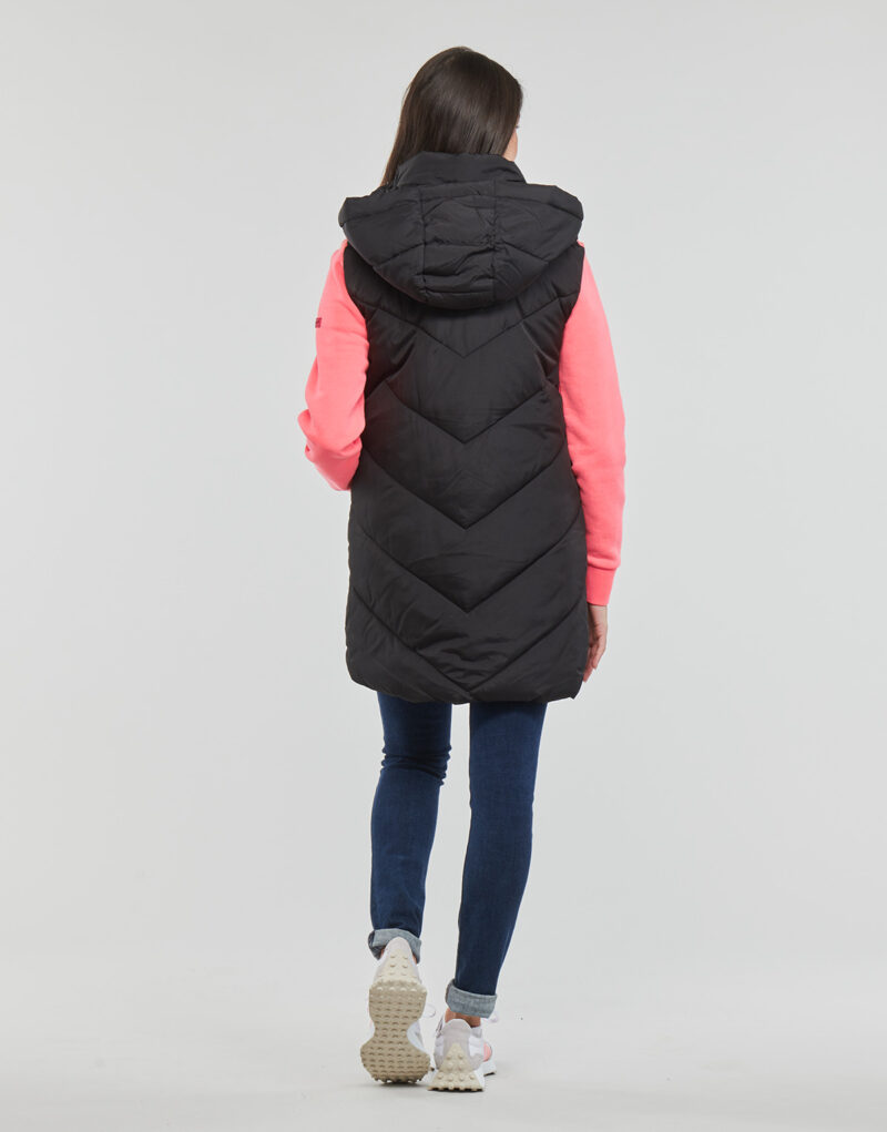 Daunenjacke JDY JDYSKYLAR PADDED HOOD WAISTCOAT OTW Nero Piumini Donna - 4
