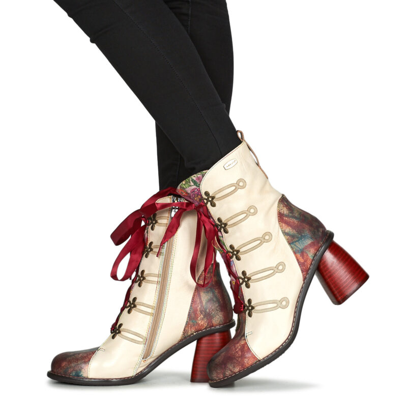 Laura Vita Botines multicolor para mujer EVCAO - Talla 8