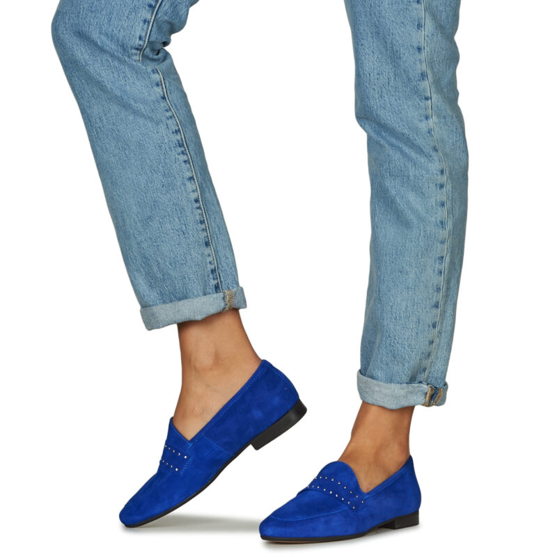 JB Martin FRANCHE ROCK Blu Mocassini Donna - 8