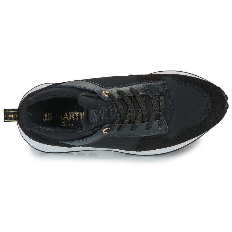 JB Martin FLOCON Black Low Sneakers Women - 6