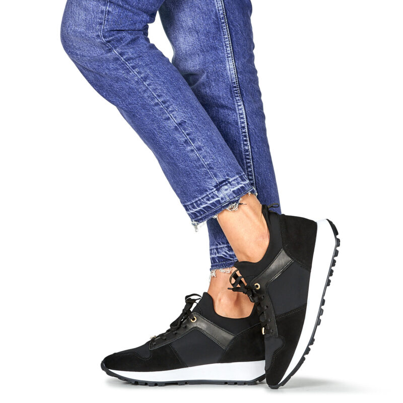 JB Martin FLOCON Black Low Sneakers Women - 8