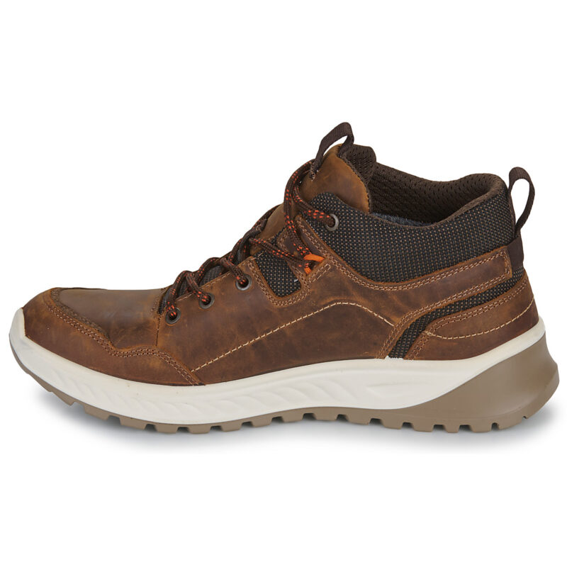 TBS LAWRENS Brown Men's High Sneakers - 4