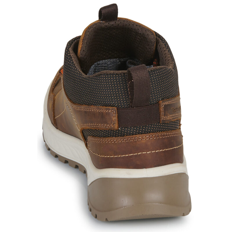 TBS LAWRENS Brown Men's High Sneakers - 5