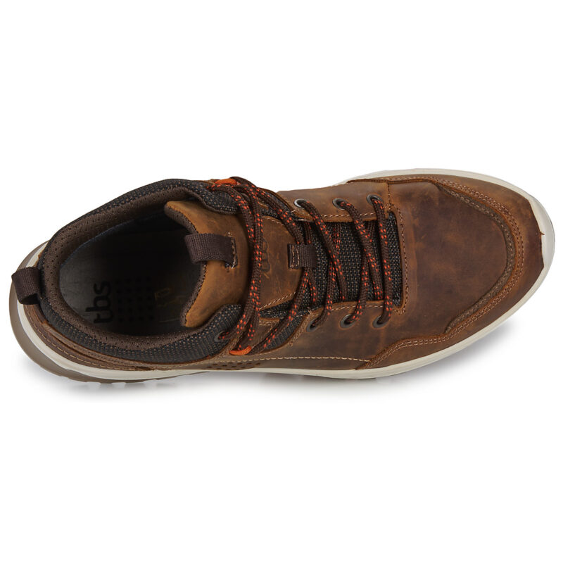 TBS LAWRENS Brown Men's High Sneakers - 6