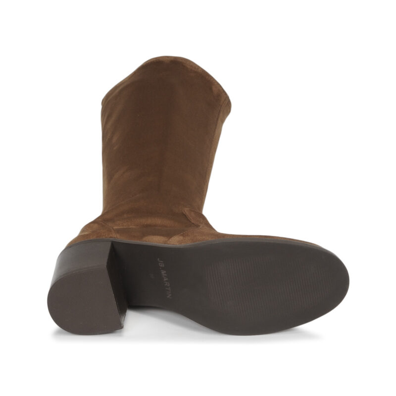 JB Martin BRILLE Brown Heeled Boots Women - 7