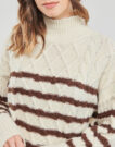 Maglione Betty London PARADE Bianco Maglioni Donna - 5
