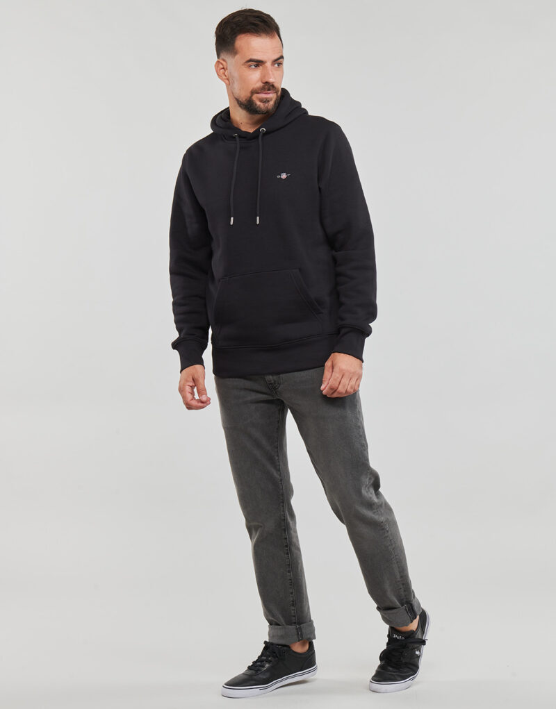 Felpe mit Cappuccio Gant REG SHIELD HOODIE Schwarz Felpe con cappuccio Herren - 3