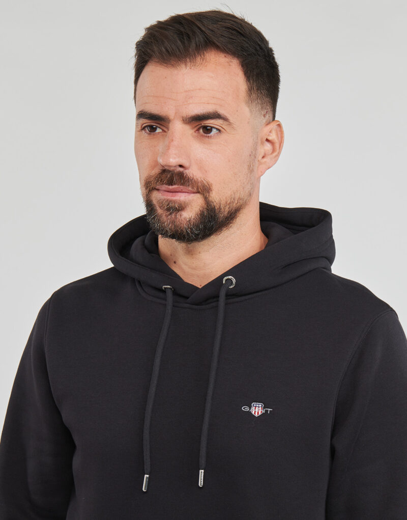 Felpe mit Cappuccio Gant REG SHIELD HOODIE Schwarz Felpe con cappuccio Herren - 5