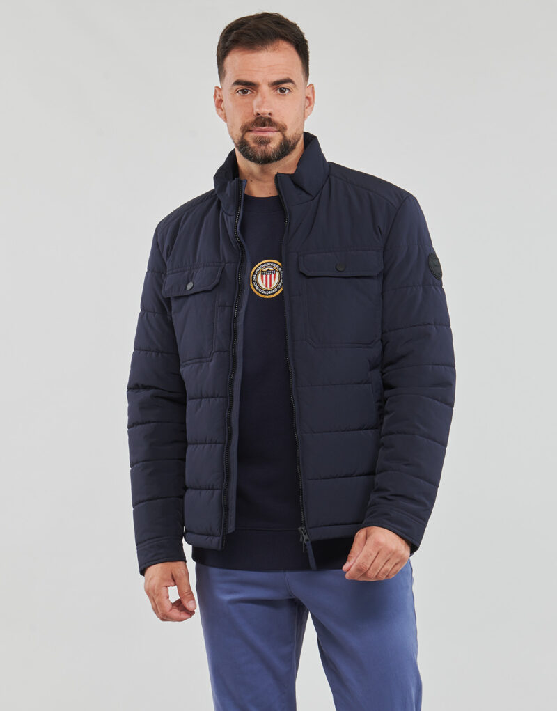 Giubbotto Gant CHANNEL QUILTED JACKET Marine - Giubbotti Uomo - 2