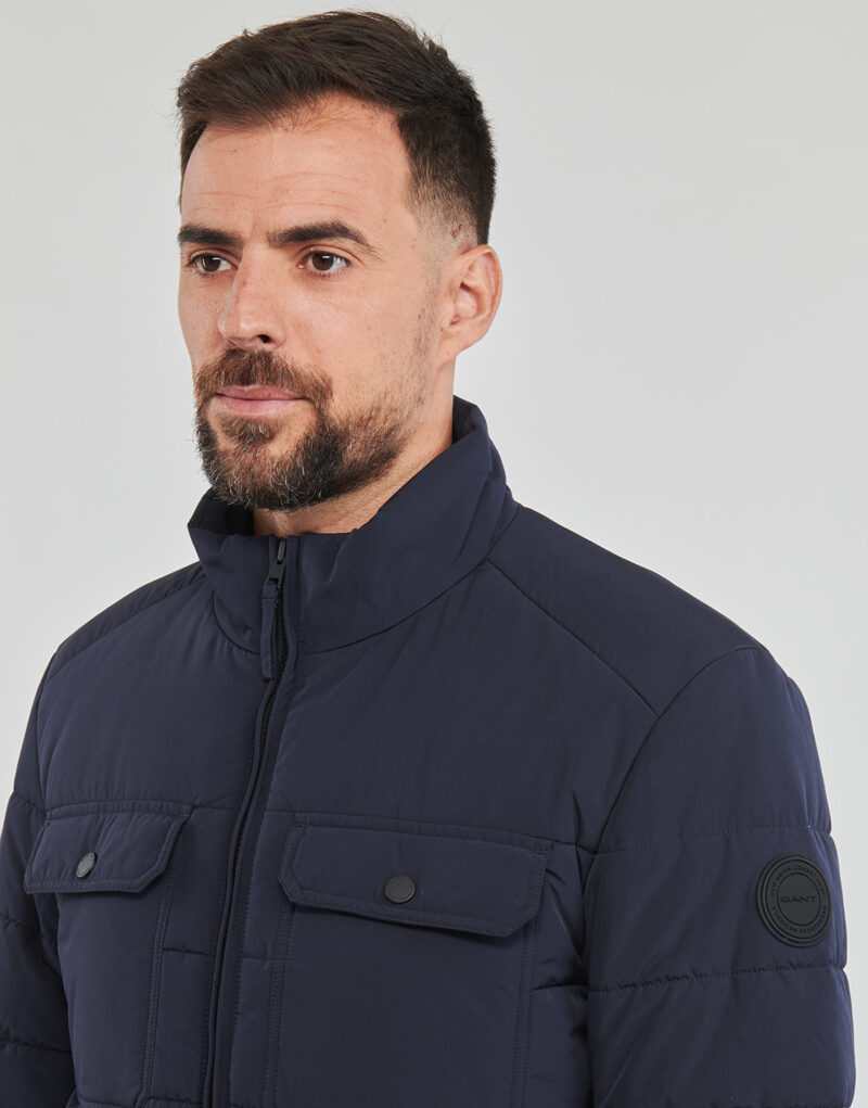 Giubbotto Gant CHANNEL QUILTED JACKET Marine - Giubbotti Uomo - 5