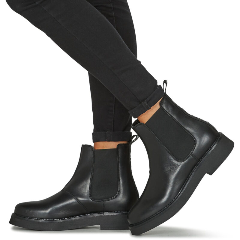 Tommy Jeans  TJW CHELSEA FLAT BOOT  Nero -  Stivaletti Donna - 8