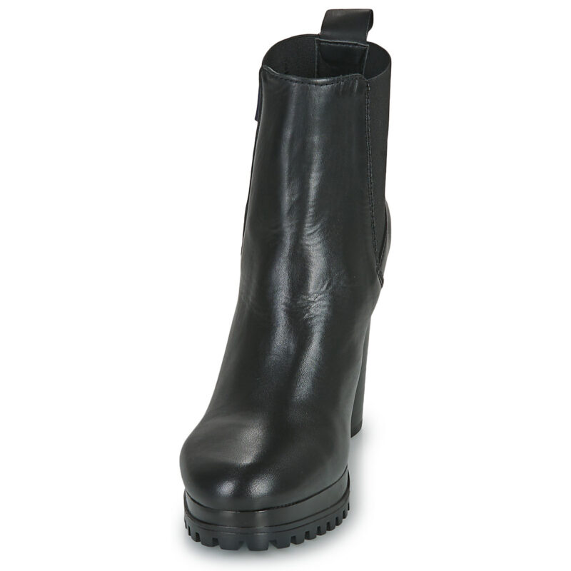 Tommy Jeans Essentials High Heel Boot Black Women's Ankle Boots - 3