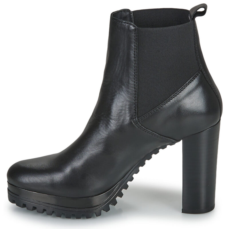 Tommy Jeans Essentials High Heel Boot Black Women's Ankle Boots - 4