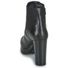 Tommy Jeans Essentials High Heel Boot Black Women's Ankle Boots - 5