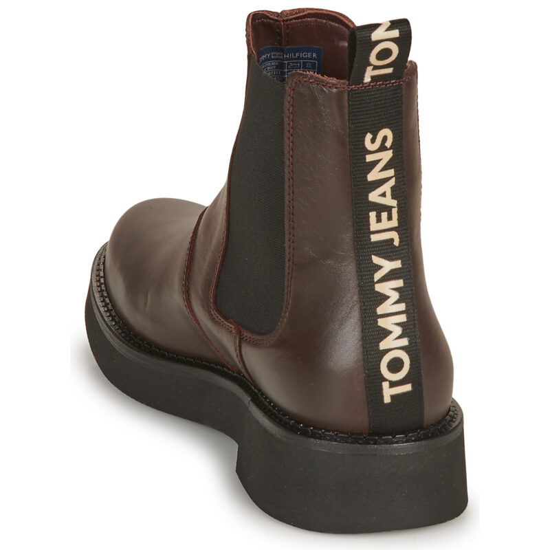 Tommy Jeans TJW CHELSEA FLAT BOOT Marrone Stivaletti Donna - 5