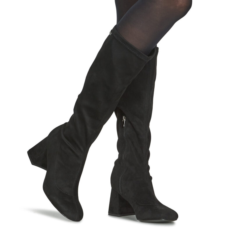 Les Tropeziennes par M.Belarbi DOROTHY Black Mid-Calf Boots Women - 8